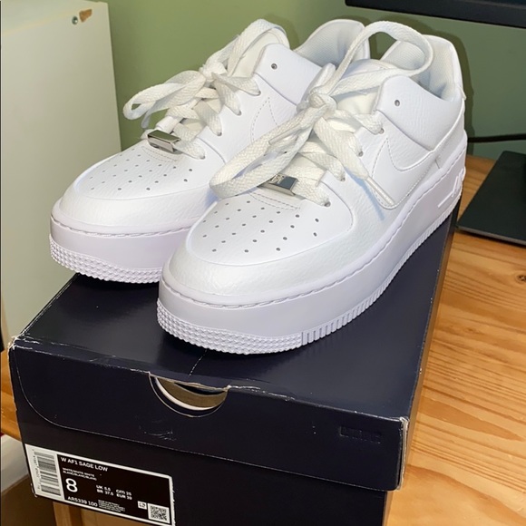 Nike Shoes - New! Nike Air Force 1 Sage Low Sneakers Size 8